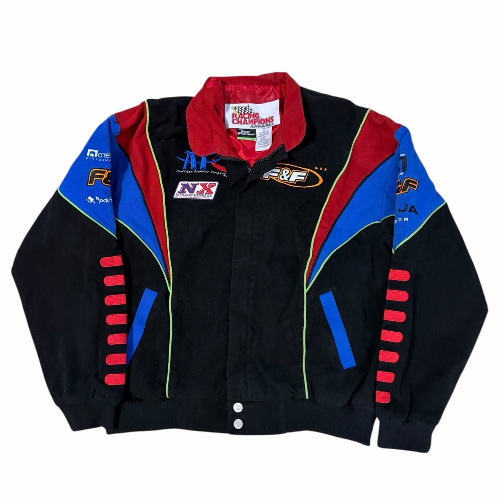 Racing Champions Fast and Furious Movie Jacket Men’s Medium Promo Multicolor